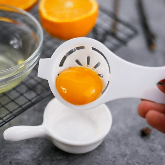 2Pcs Egg White Separator DIY Portable Egg Processing Spoon Funnel
